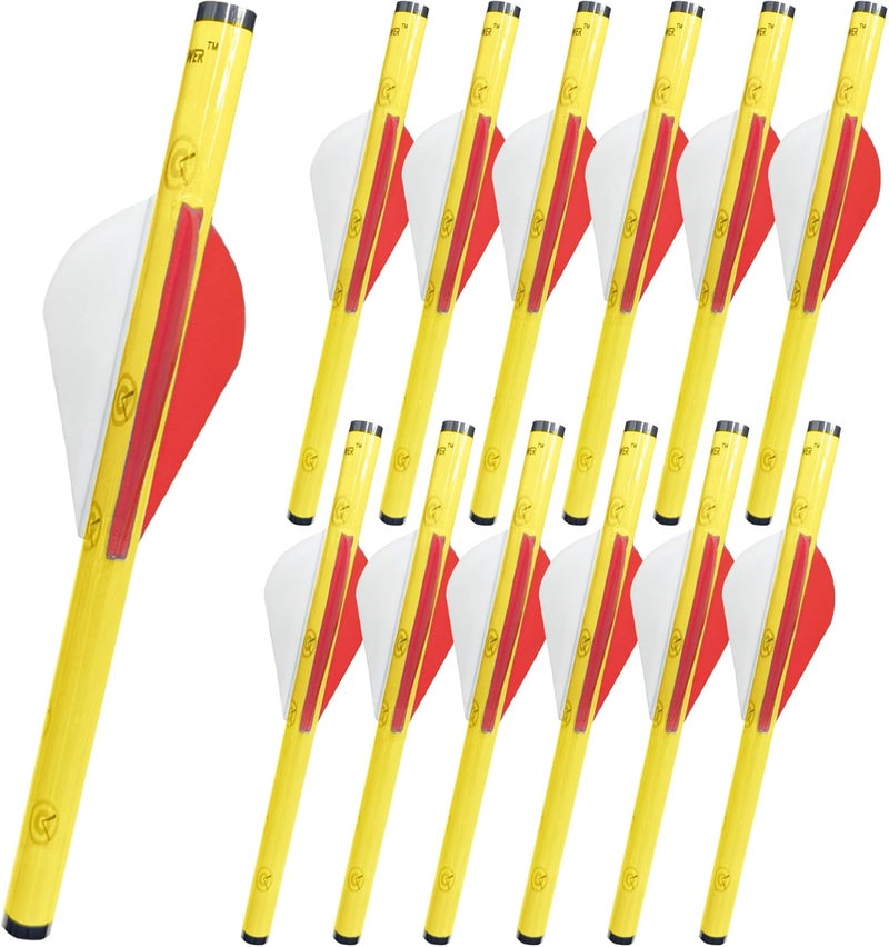 LEANPRO Store 12-Pack Shrink Fletch with 2 Inch Vanes, Stretch Arrow Wraps Universal Fit for Arrows and Bolts, DIY Archery Fletching Tool - Image 1